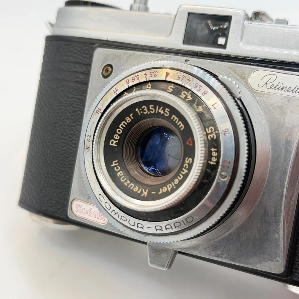 Kodak Retinette 35mm Film Camera Schneider-Kreuznach Reomar 45mm Lens Germany